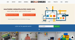 Desktop Screenshot of debeelddenkers.nl